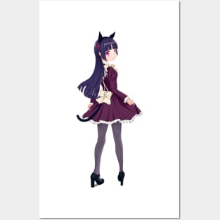 Kuroneko - Ruri Gokou - Sticker - Anime Posters and Art